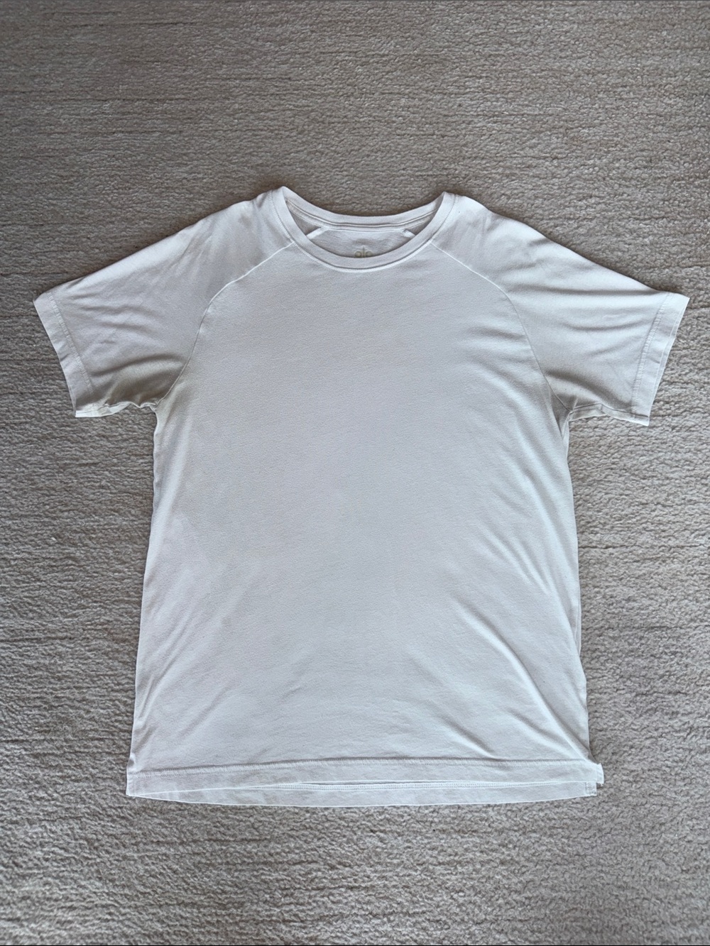 Men’s Alo white Triumph t shirt • size Medium